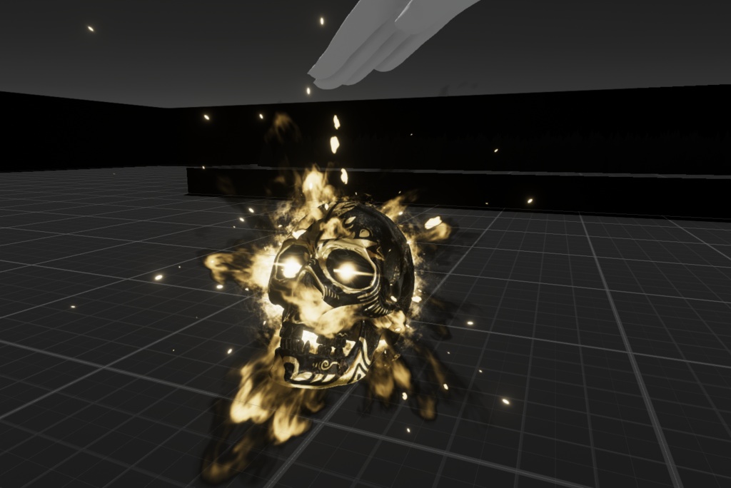【Unity/VRChat】Skull Springjoint Ball by Raivo