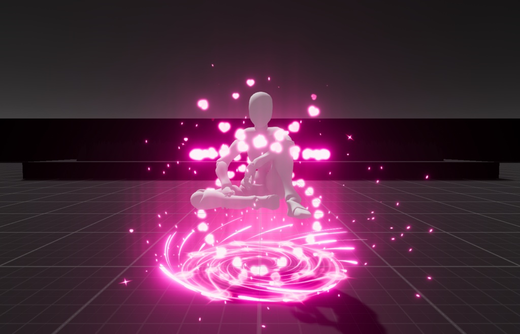 【Unity/VRChat】Hearts AFK Particles by Raivo