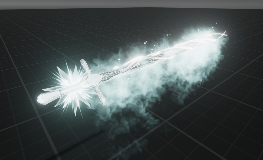 【Unity/VRChat】Updated! Ice Sword by Raivo