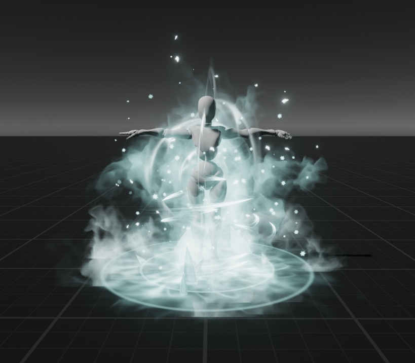 【Unity/VRChat】Updated! Ice Aura by Raivo