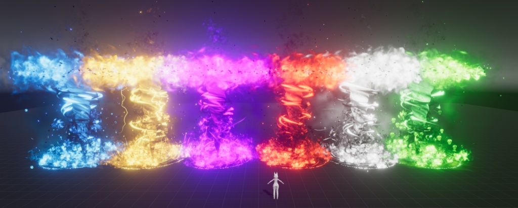 【Unity/VRChat】Elemental Tornados by Raivo