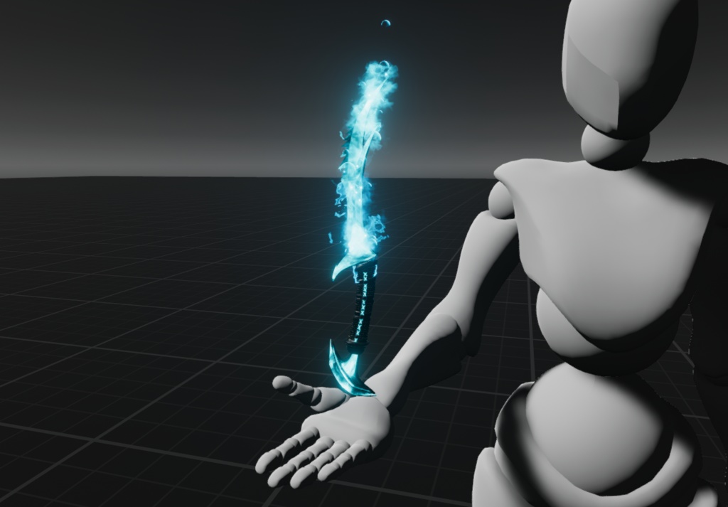 【Unity/VRChat】Elemental Daggers by Raivo