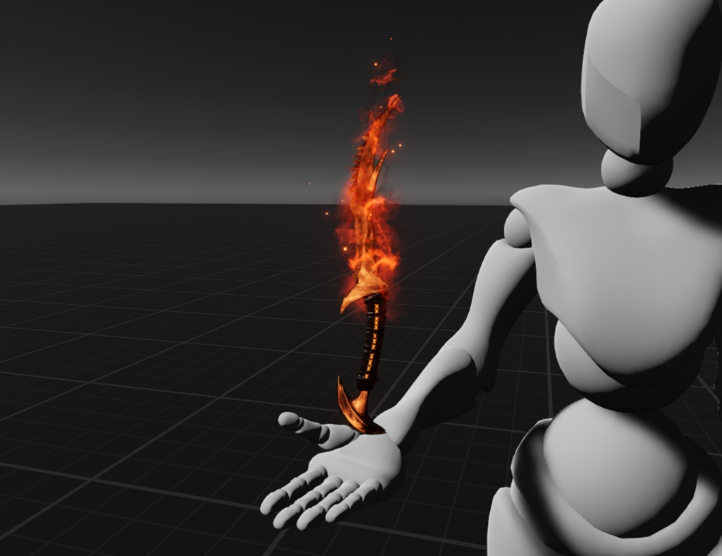 【Unity/VRChat】Elemental Daggers by Raivo