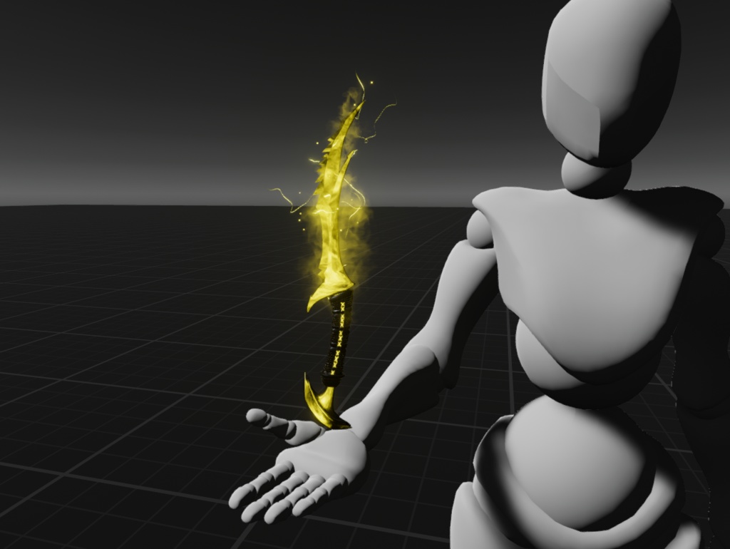 【Unity/VRChat】Elemental Daggers by Raivo