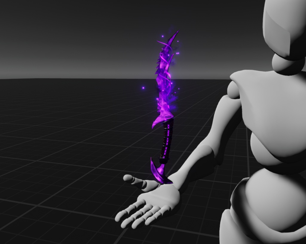 【Unity/VRChat】Elemental Daggers by Raivo