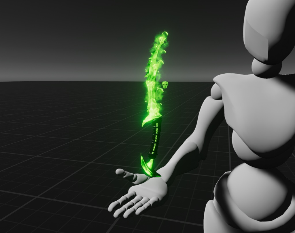 【Unity/VRChat】Elemental Daggers by Raivo