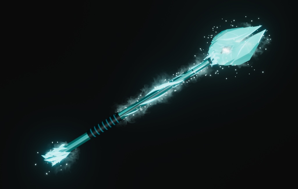【Unity/VRChat】Ice Staff by Raivo