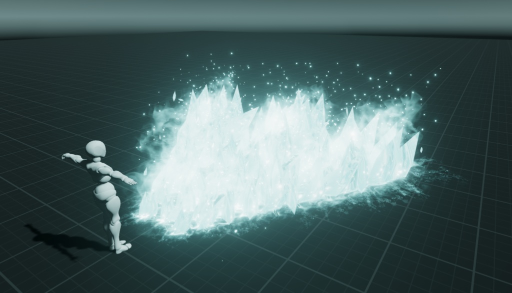 【Unity/VRChat】Ice Spikes Attack by Raivo