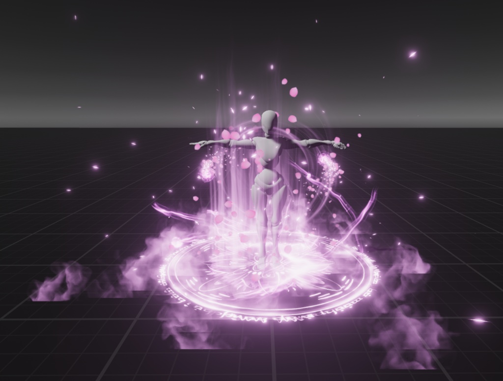 【Unity/VRChat】Spirit Blossom Aura by Raivo