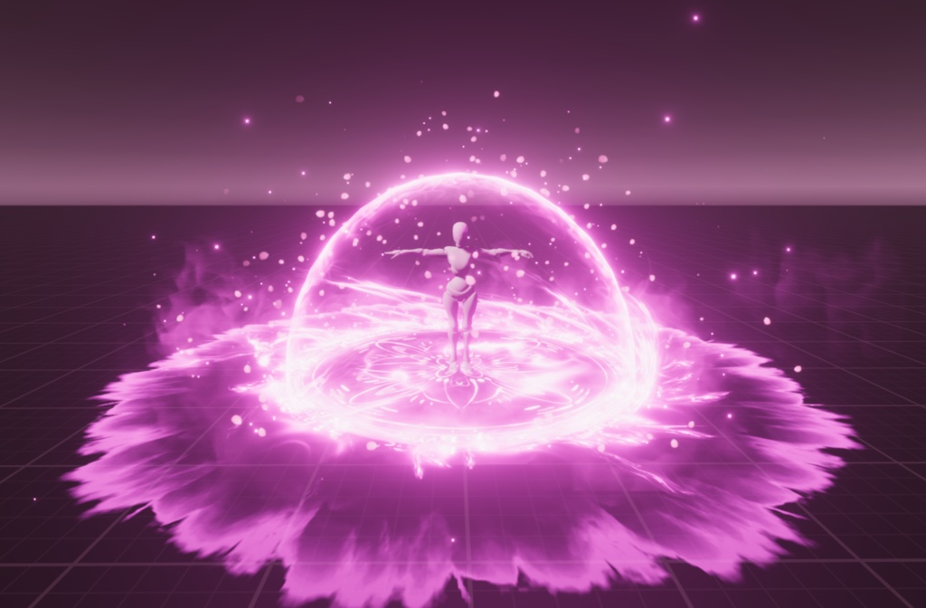 【Unity/VRChat】Spirit Blossom Shield by Raivo