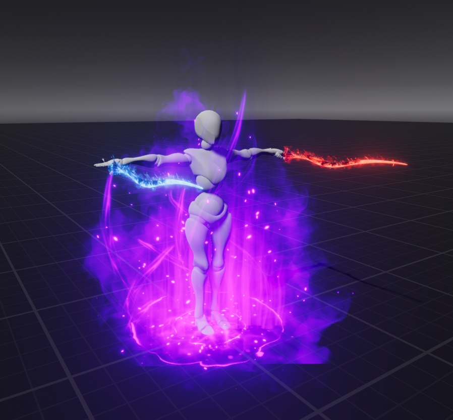 【Unity/VRChat】TwinSwords+Aura by Raivo