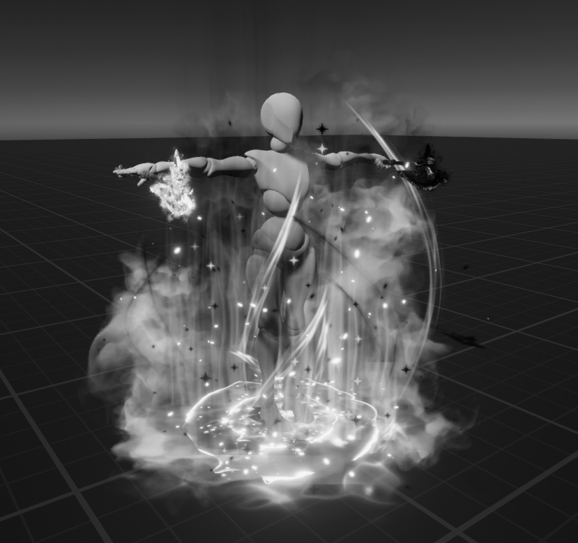 【Unity/VRChat】TwinAxe+Aura by Raivo