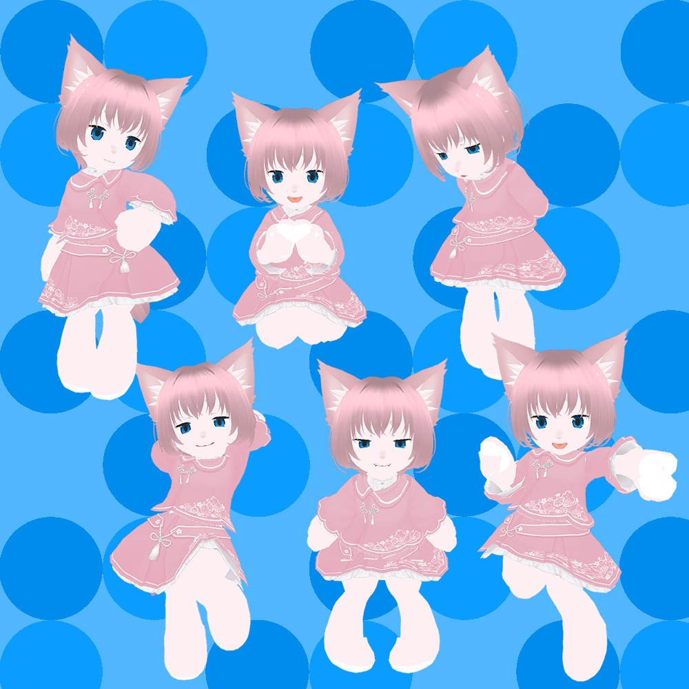 【VRChat想定&VRMセット】メイ-Mei-【オリジナル3Dアバター】#ブレーメンの森