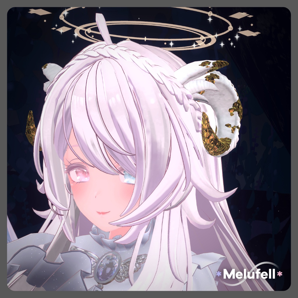 結晶化した角 // アバターアクセサリー