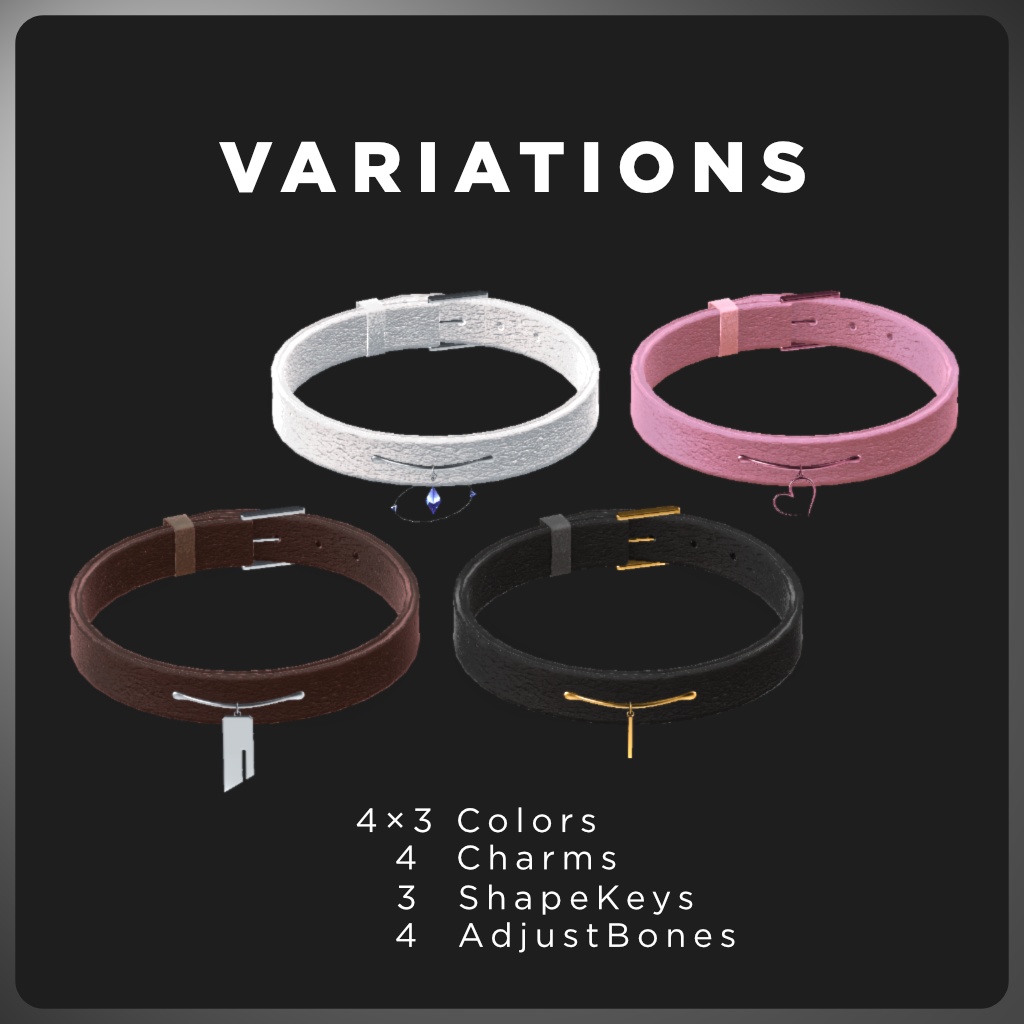 チャームチョーカー // アバターアクセサリー