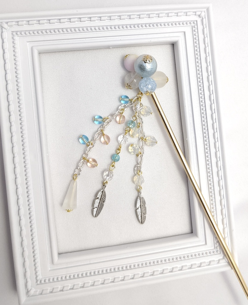 巴形薙刀イメージかんざし