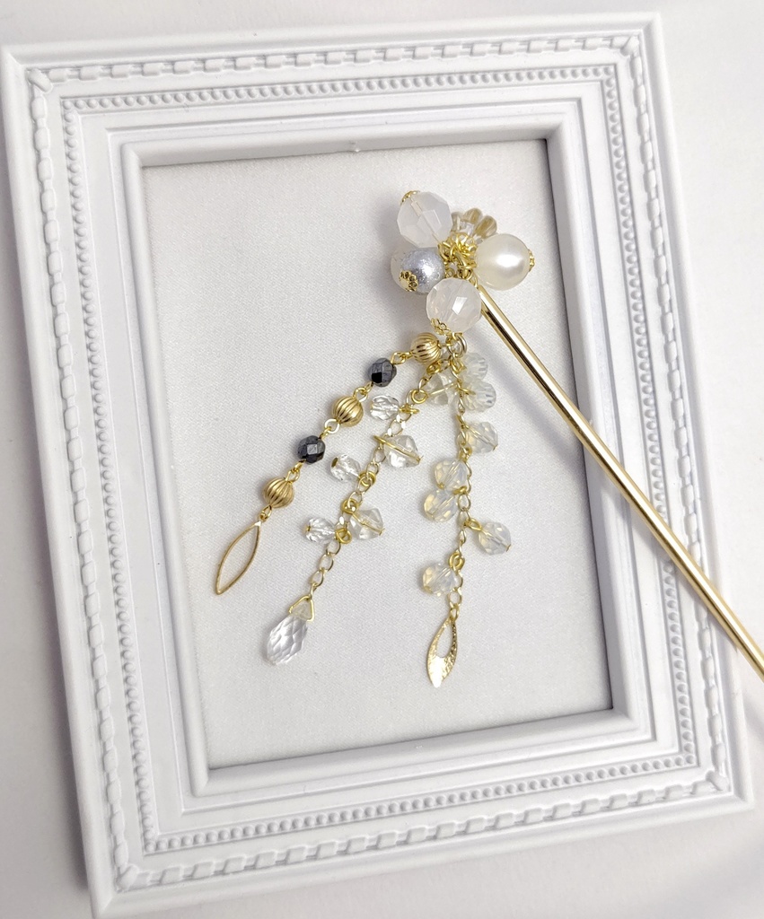 鶴丸国永イメージかんざし