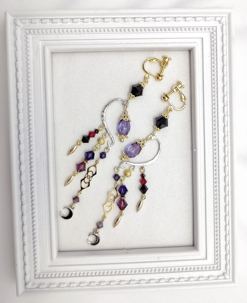 写真家【月下の紳士】イメージイヤリング