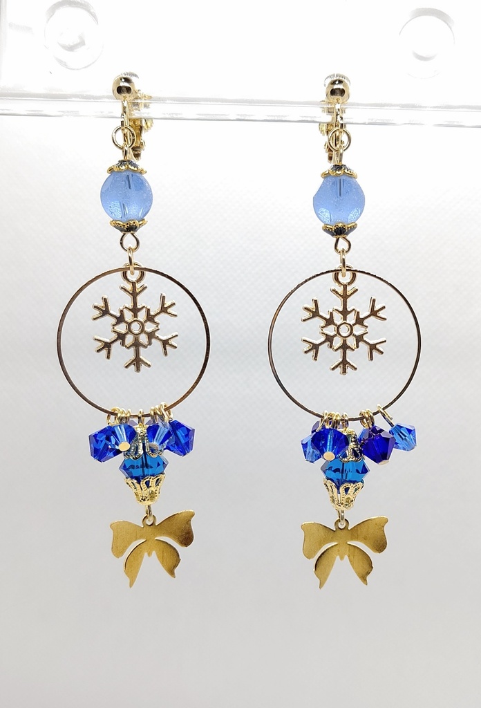 祭司【氷の中の蝶】イメージイヤリング