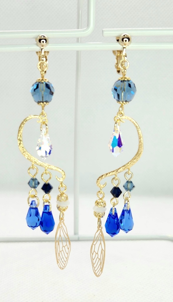 囚人:冬蝉イメージイヤリング