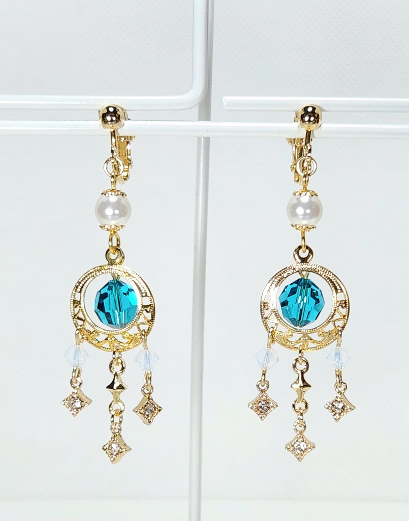 占い師·月相イメージイヤリング