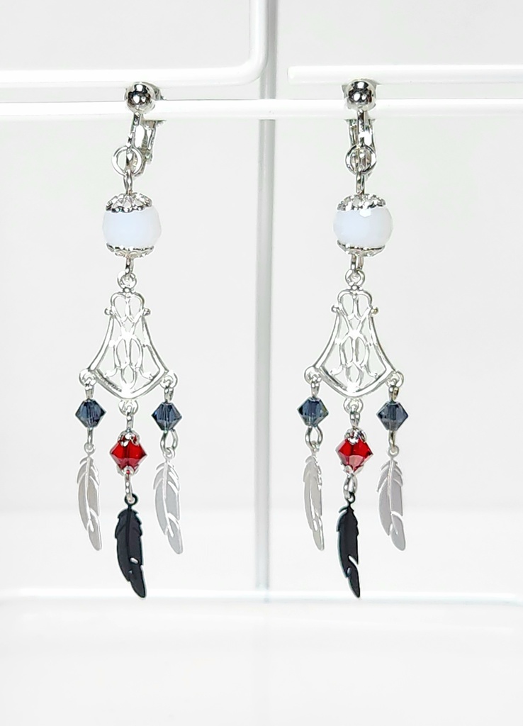 芸者·丹頂鶴イメージイヤリング