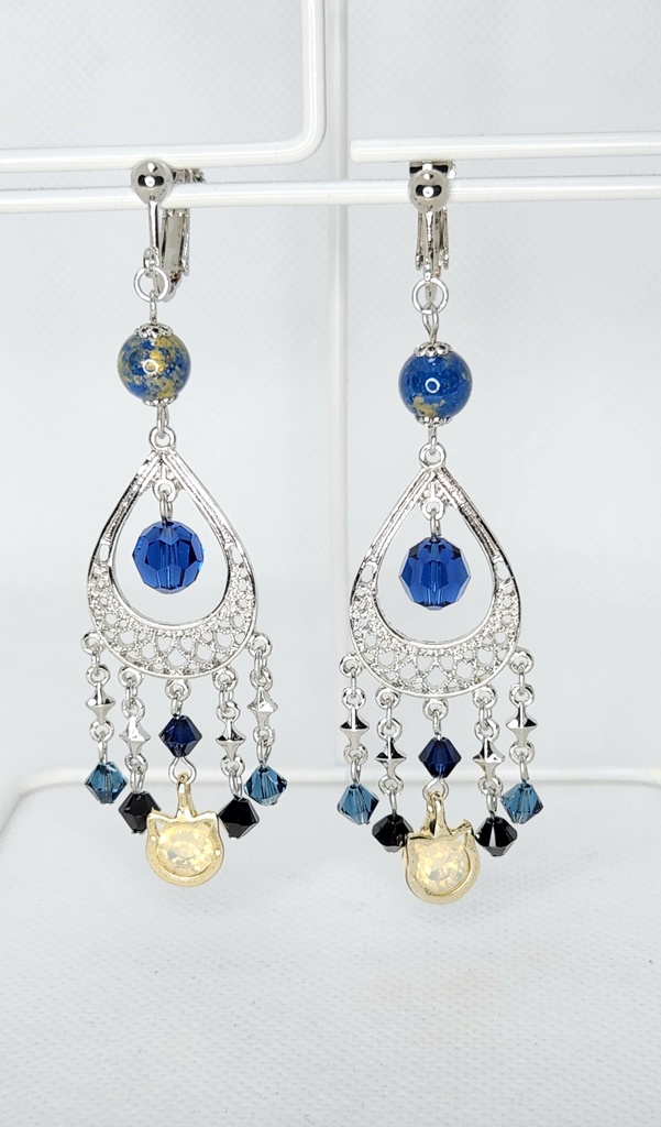 納棺師·キャッツアイイメージイヤリング