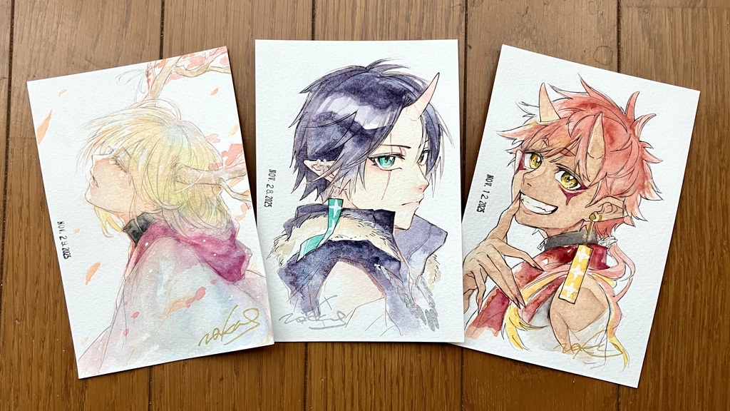 ハガキサイズ原画