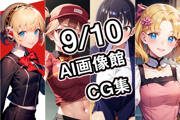 【9月10日】AI画像館CG集