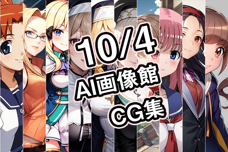 【10月4日】AI画像館CG集