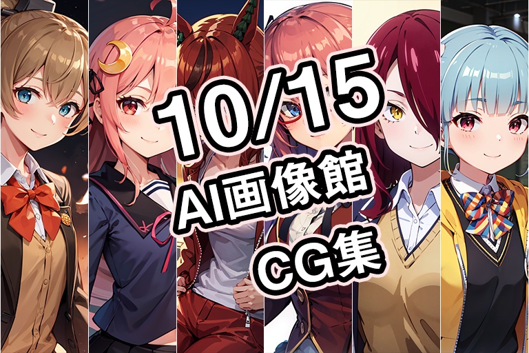 【10月15日】AI画像館CG集