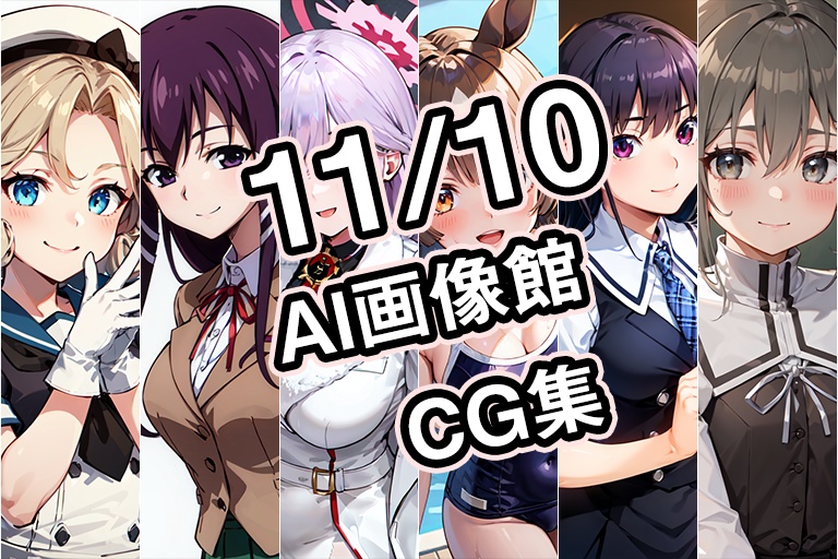 【11月10日】AI画像館CG集