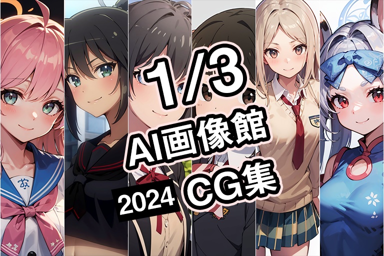 【1月3日】AI画像館CG集【2024】