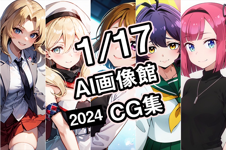 【1月17日】AI画像館CG集【2024】