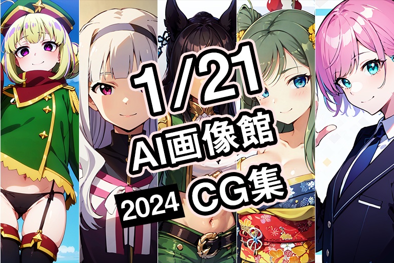 【1月21日】AI画像館CG集【2024】