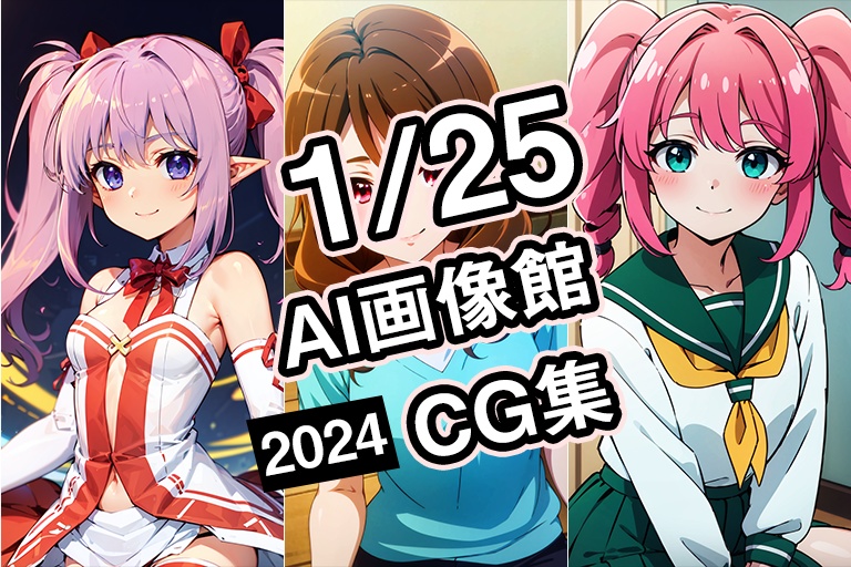 【1月25日】AI画像館CG集【2024】