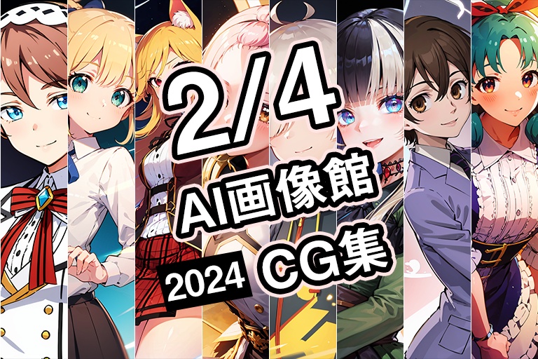 【2月4日】AI画像館CG集【2024】