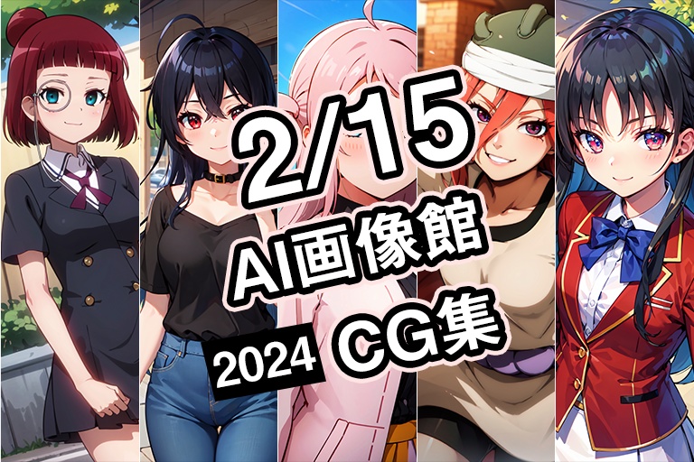 【2月15日】AI画像館CG集【2024】