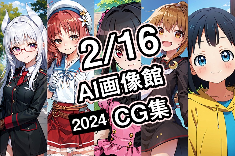 【2月16日】AI画像館CG集【2024】