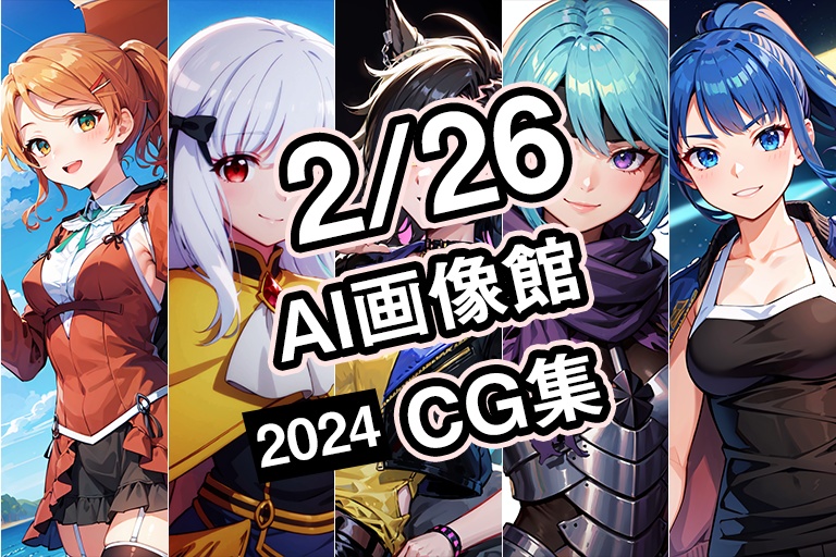 【2月26日】AI画像館CG集【2024】