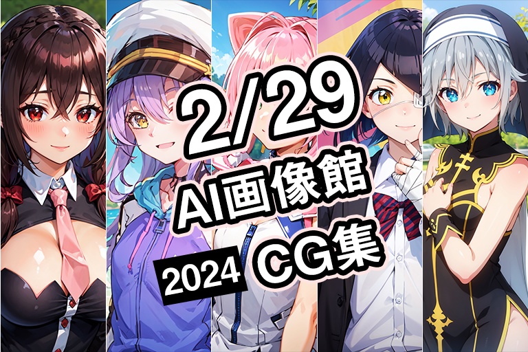 【2月29日】AI画像館CG集【2024】