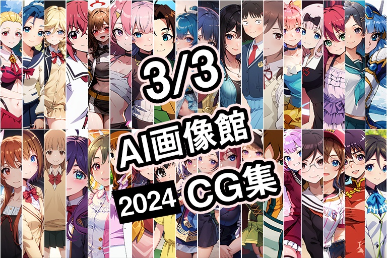 【3月3日】AI画像館CG集【2024】