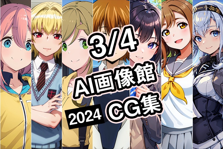 【3月4日】AI画像館CG集【2024】