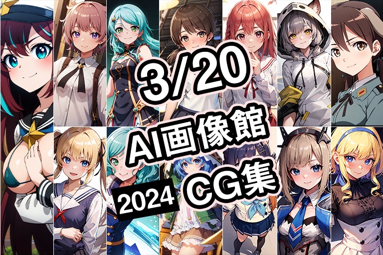 【3月20日】AI画像館CG集【2024】