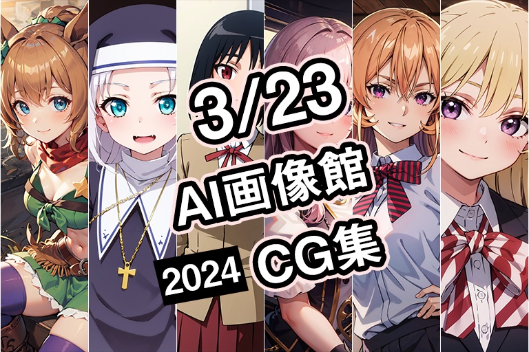 【3月23日】AI画像館CG集【2024】