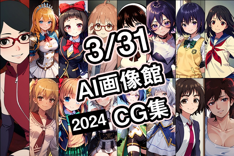 【3月31日】AI画像館CG集【2024】