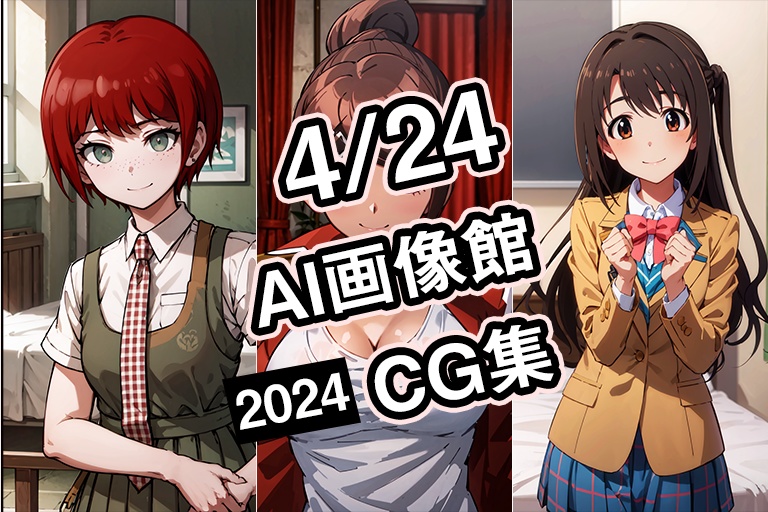 【4月24日】AI画像館CG集【2024】