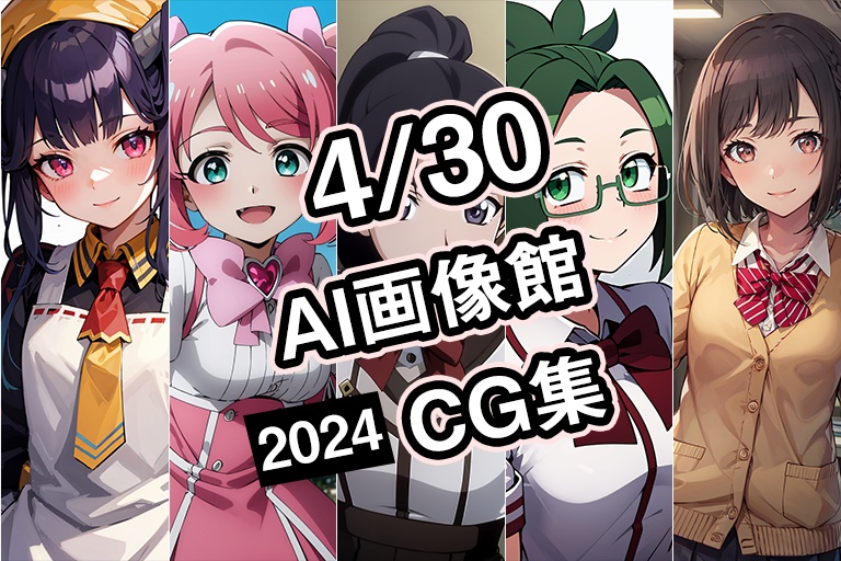 【4月30日】AI画像館CG集【2024】