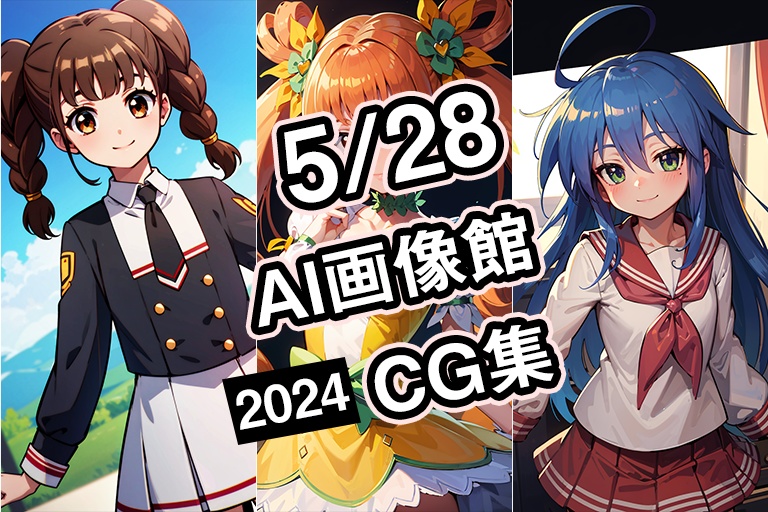 【5月28日】AI画像館CG集【2024】