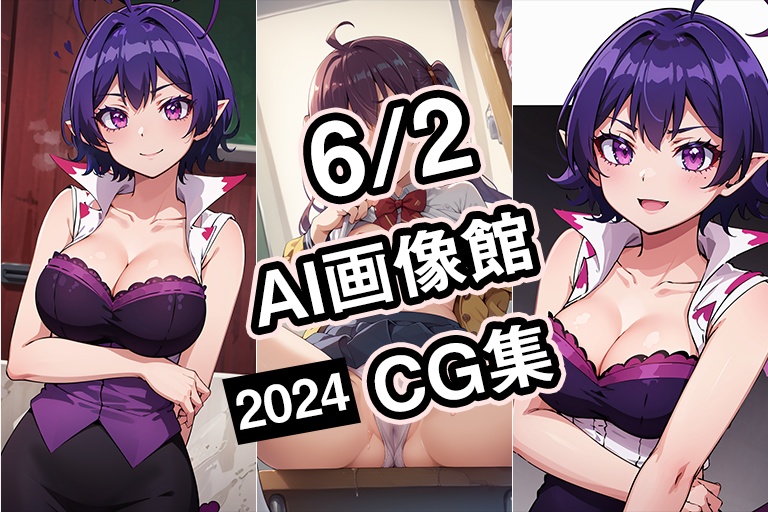 【6月2日】AI画像館CG集【2024】